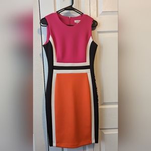 Calvin Klein stretchy monochromatic sleeveless dress